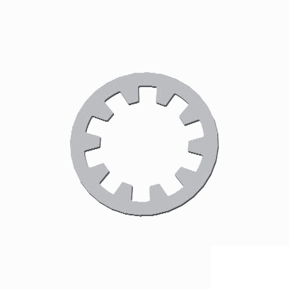 Toothed lock washers