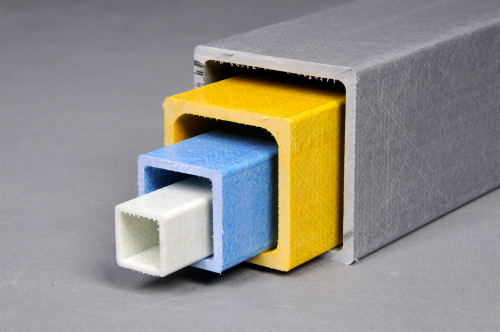 Glass fiber square tube