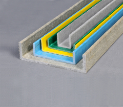Glass fiber U-shaped profiles